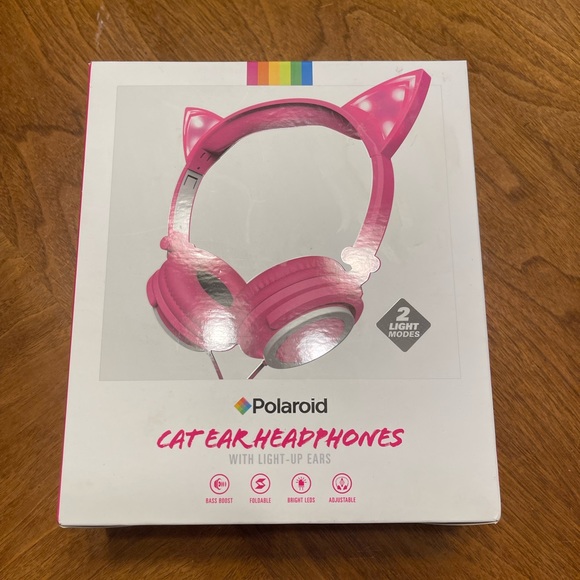Polaroid Headphones Nfs Trade Pink Polaroid Cat Ear Headphones Light Up Cat Ear Pc